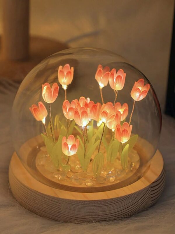 Tulip Garden LED Night Light Dome