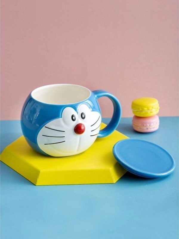 Doraemon 3D Ceramic Mug with Lid